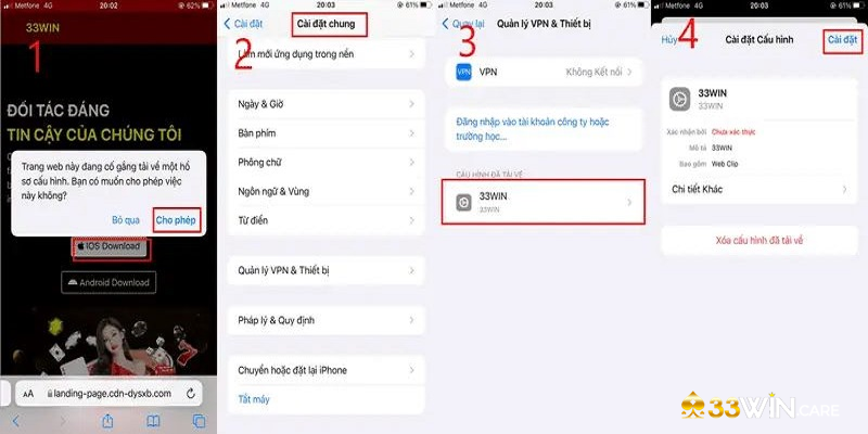 Tải app cho hệ điều hành iOS