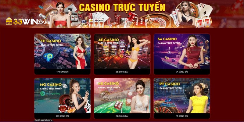 Casino 33win hấp dẫn