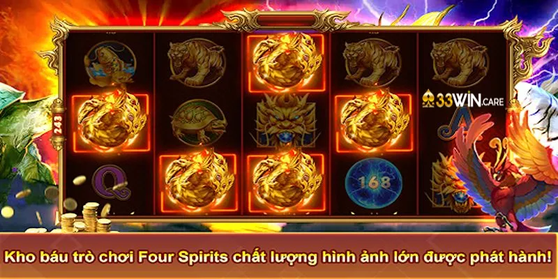 Giới thiệu slots game kho báu tứ linh chi tiết